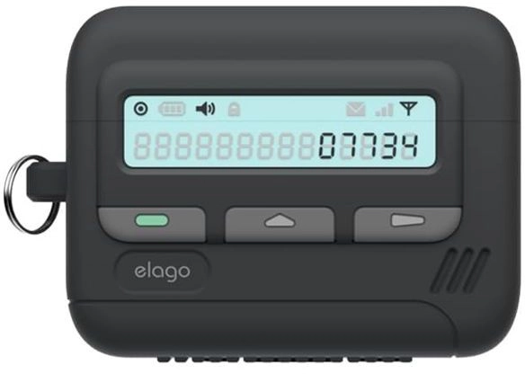 Чехол Elago для AirPods Pro 3 Unique Pager Hang case, черный
